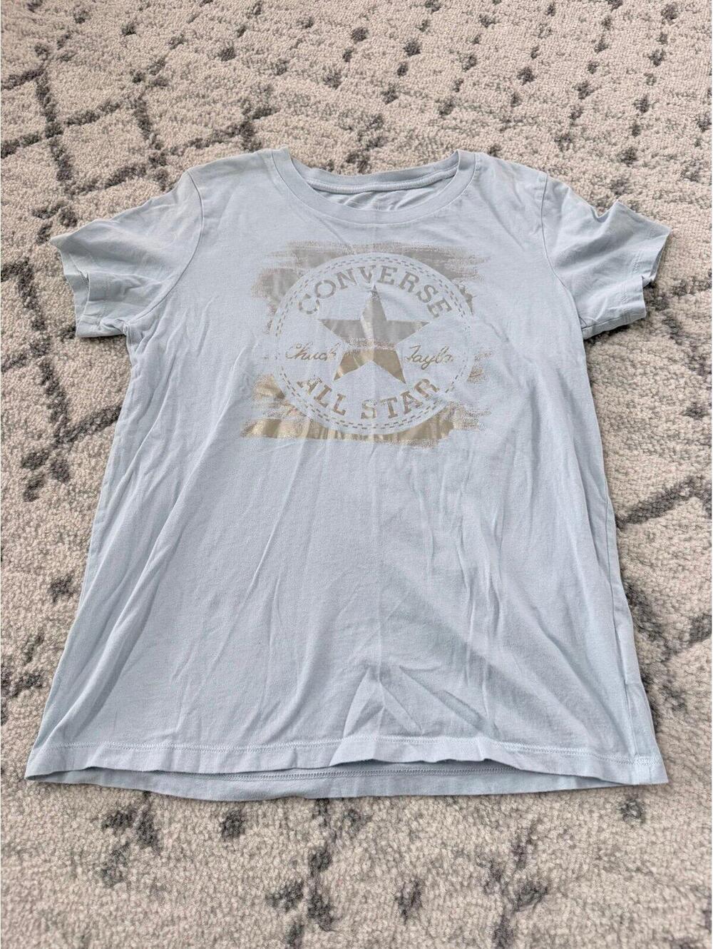Converse All Star Graphic Tee Light Blue